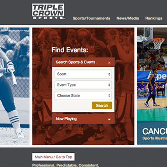 Triple Crown Sports Website